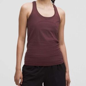 Lululemon Swiftly Tech Tank Top Heathered Burgundy